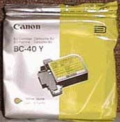 Canon BC-40Y yellow ink cartridge 0893A003AA for Canon CJ-7, Canon CJ-10 printers
